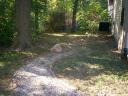 Backyard Before Flagstone Path and Landscaping